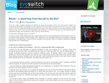 Tablet Screenshot of blog.evoswitch.com